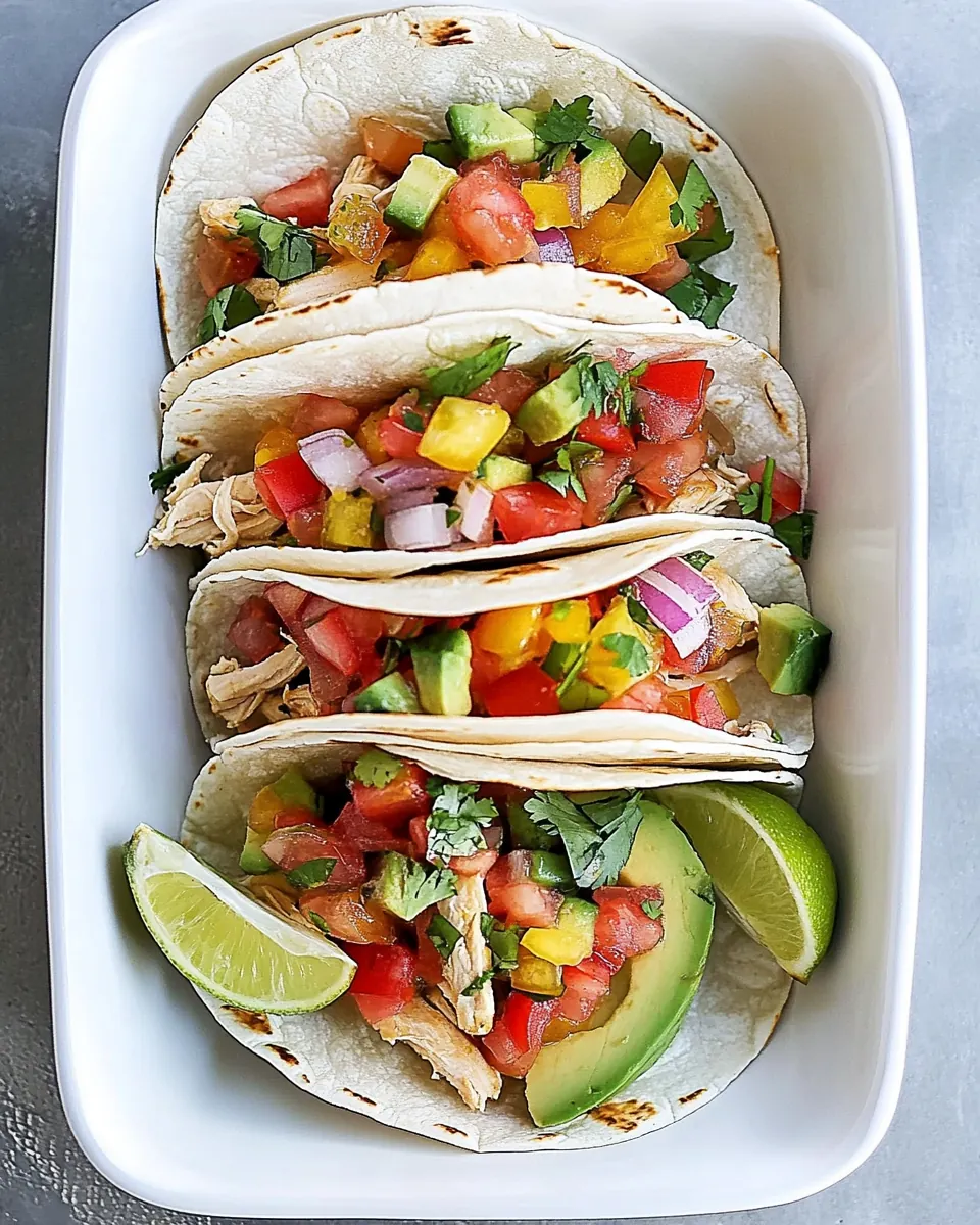 Slow Cooker Chicken Tacos