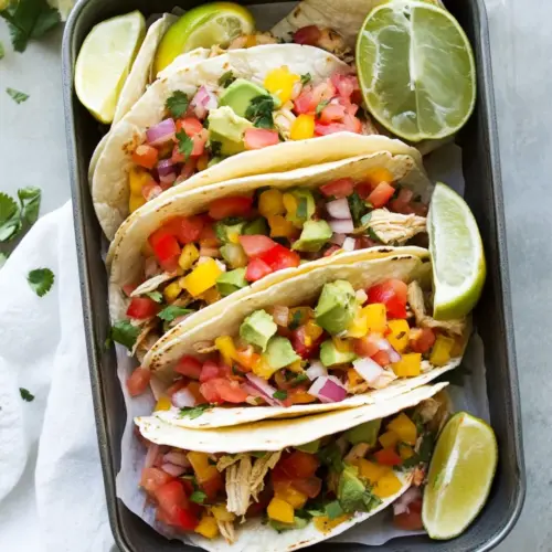 Slow Cooker Chicken Tacos