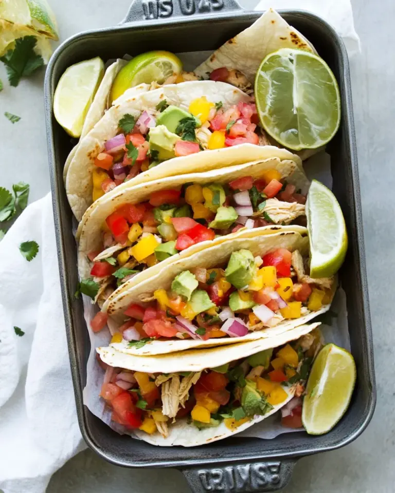 Slow Cooker Chicken Tacos