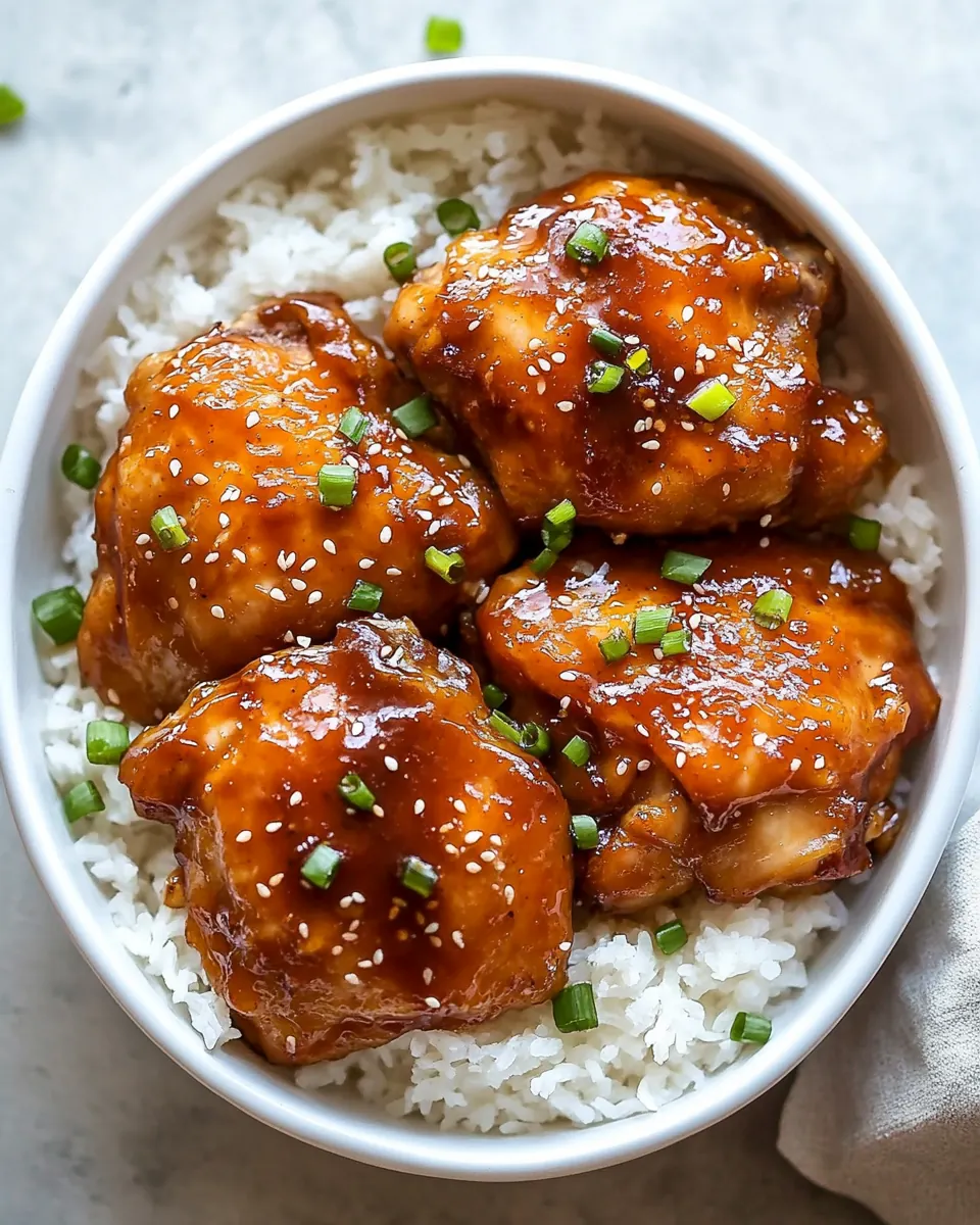 Slow Cooker Chicken Thighs