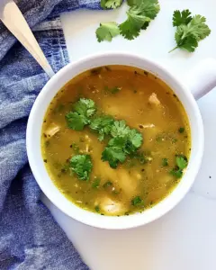 Slow Cooker Chicken and Green Chile Soup