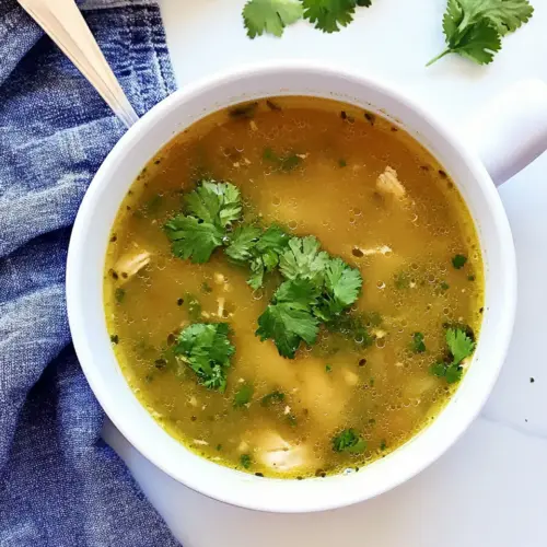 Slow Cooker Chicken and Green Chile Soup