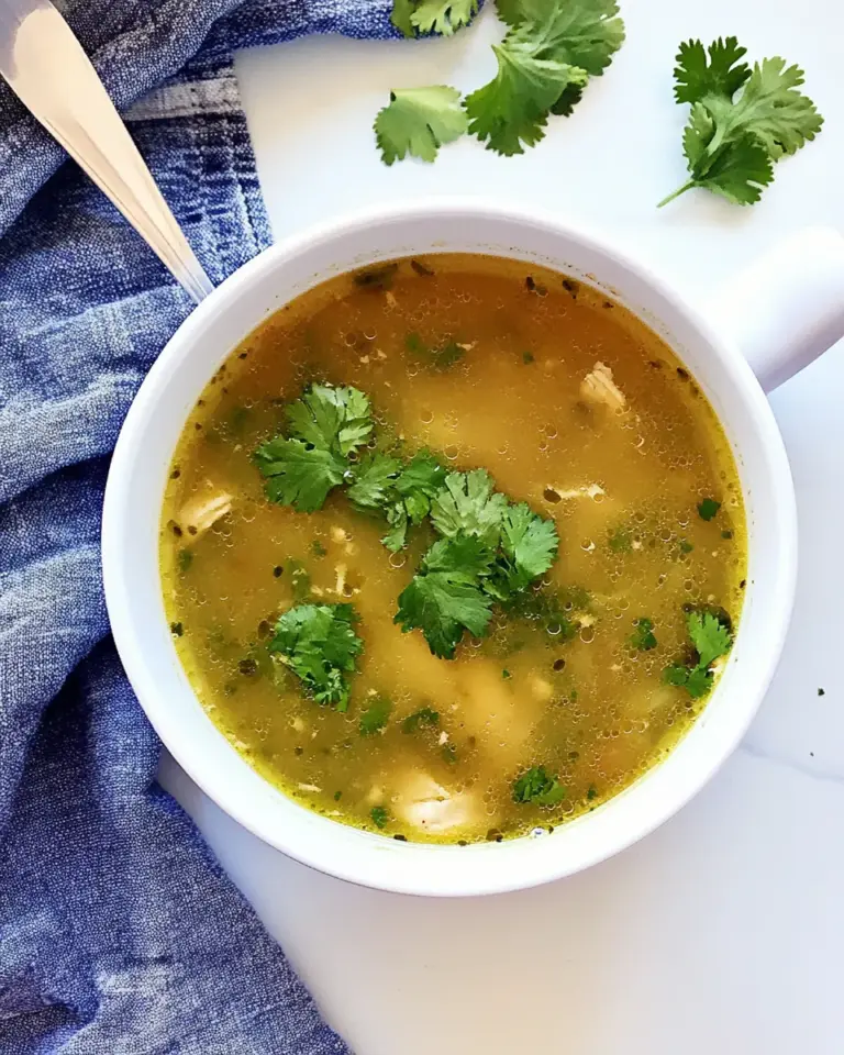 Slow Cooker Chicken and Green Chile Soup