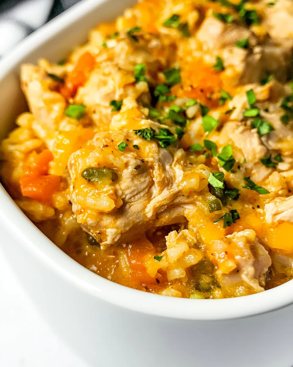 Slow Cooker Chicken and Rice