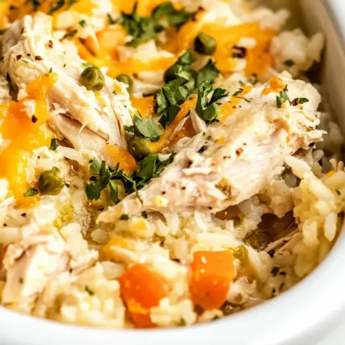 Slow Cooker Chicken and Rice