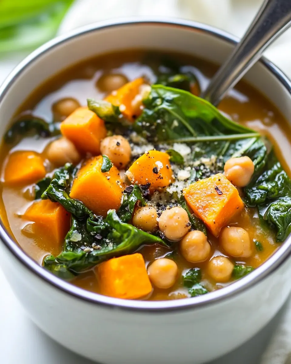 Slow Cooker Chickpea Sweet Potato Stew
