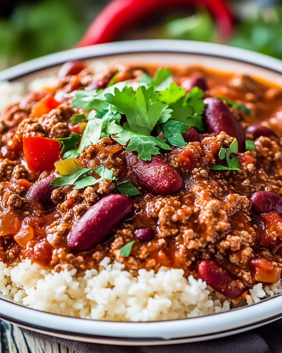 Slow Cooker Chili Con Carne
