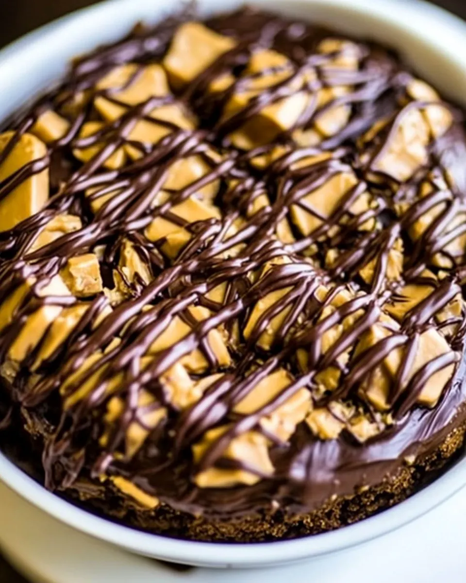 Slow Cooker Chocolate Peanut Butter Cake