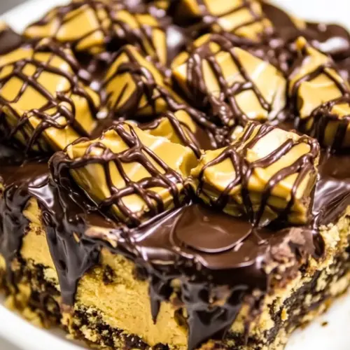Slow Cooker Chocolate Peanut Butter Cake