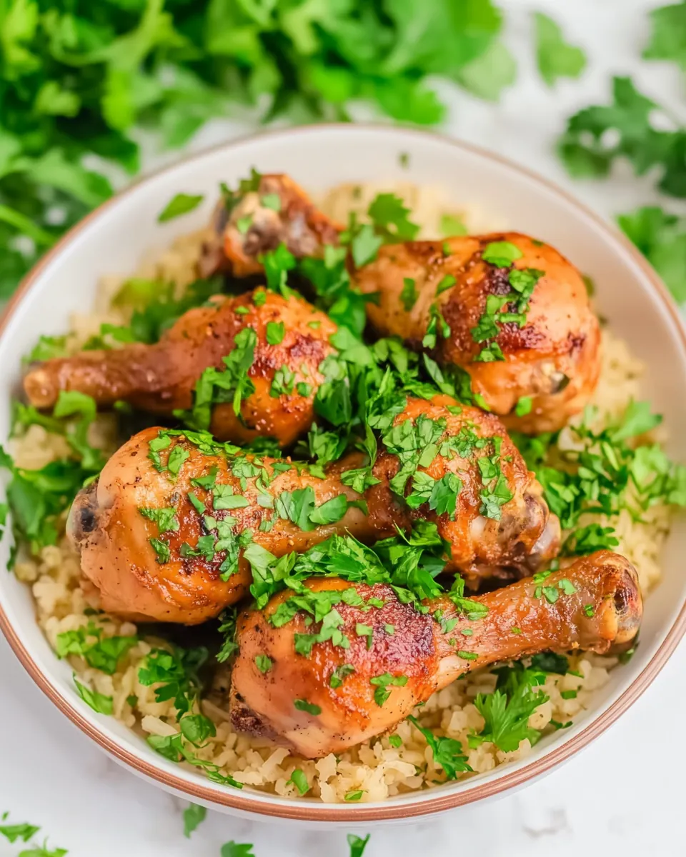 Slow Cooker Coconut Chicken Drumsticks