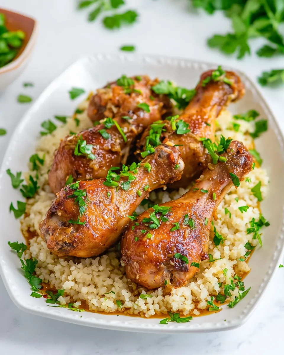 Slow Cooker Coconut Chicken Drumsticks