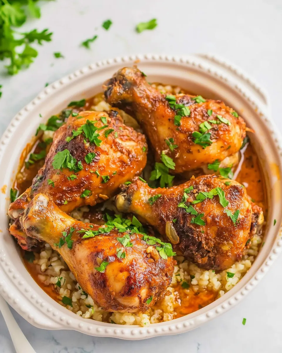 Slow Cooker Coconut Chicken Drumsticks