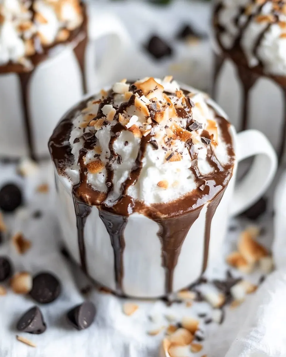 Slow Cooker Coconut Hot Chocolate