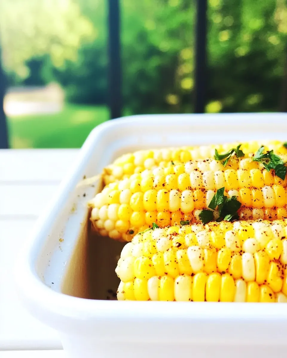 Slow Cooker Corn on the Cob