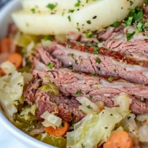 Slow Cooker Corned Beef and Cabbage