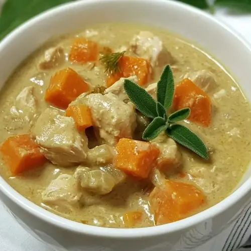 Slow Cooker Cream of Chicken Stew