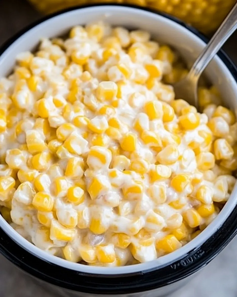 Slow Cooker Creamed Corn