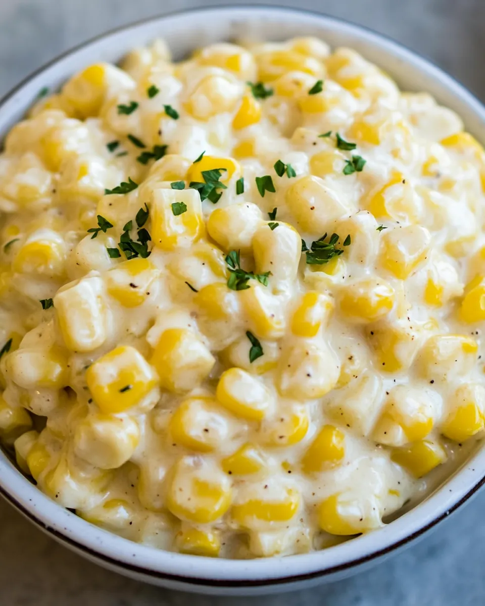 Slow Cooker Creamed Corn