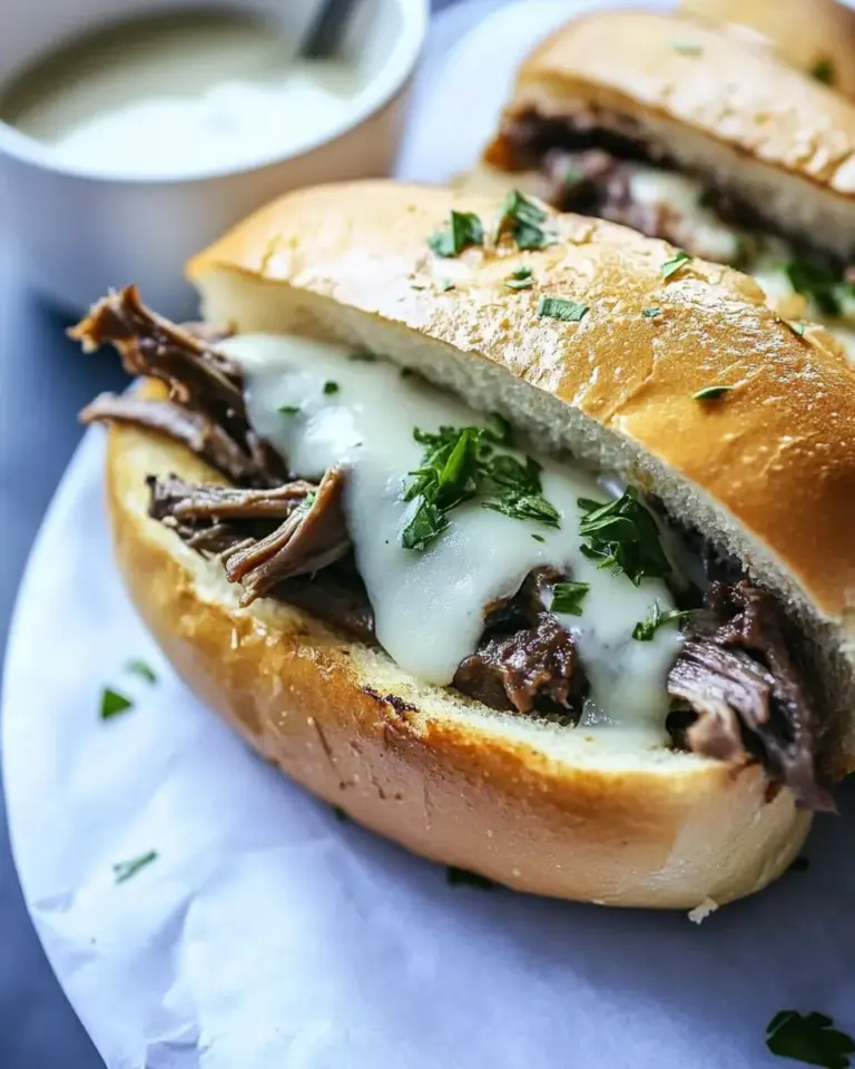 Slow Cooker French Dip Sandwiches