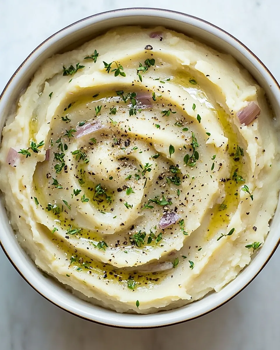 Slow Cooker Garlic Mashed Potatoes