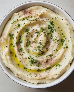 Slow Cooker Garlic Mashed Potatoes