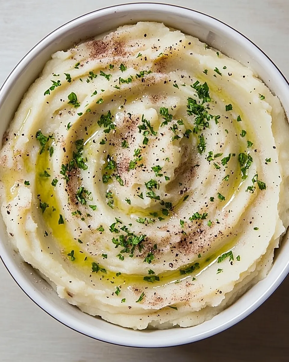 Slow Cooker Garlic Mashed Potatoes