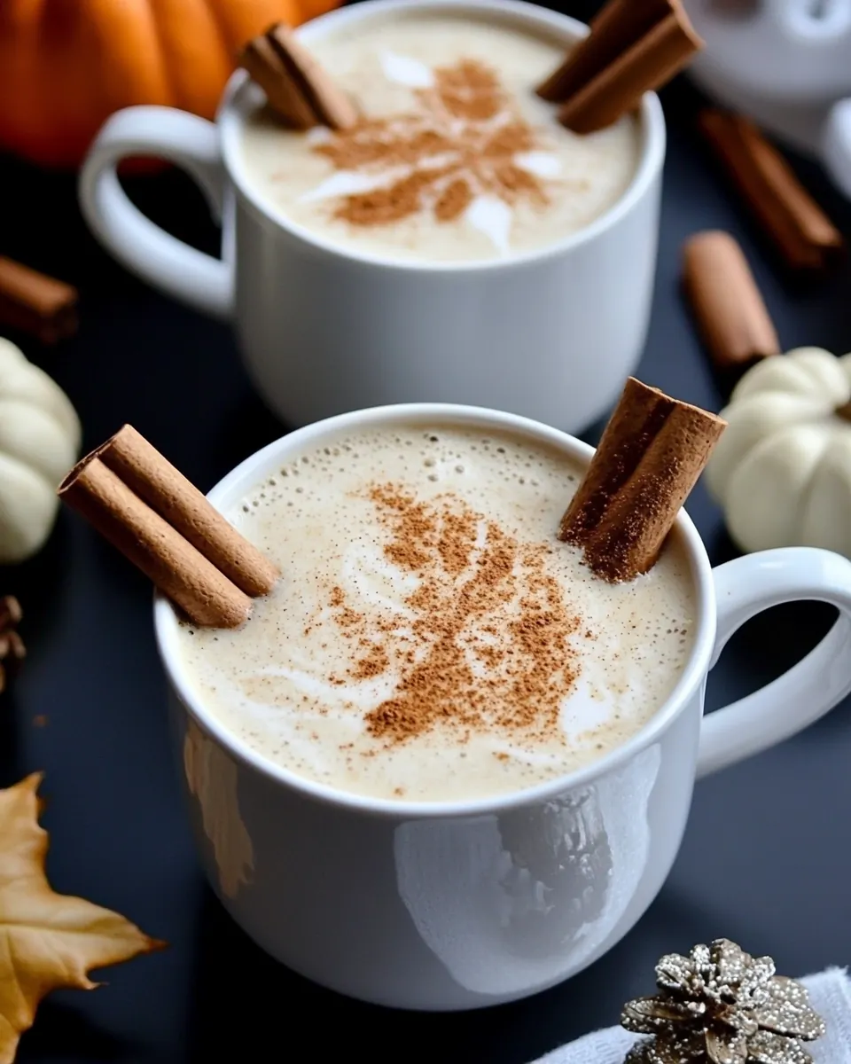 Slow Cooker Gingerbread Pumpkin Lattes