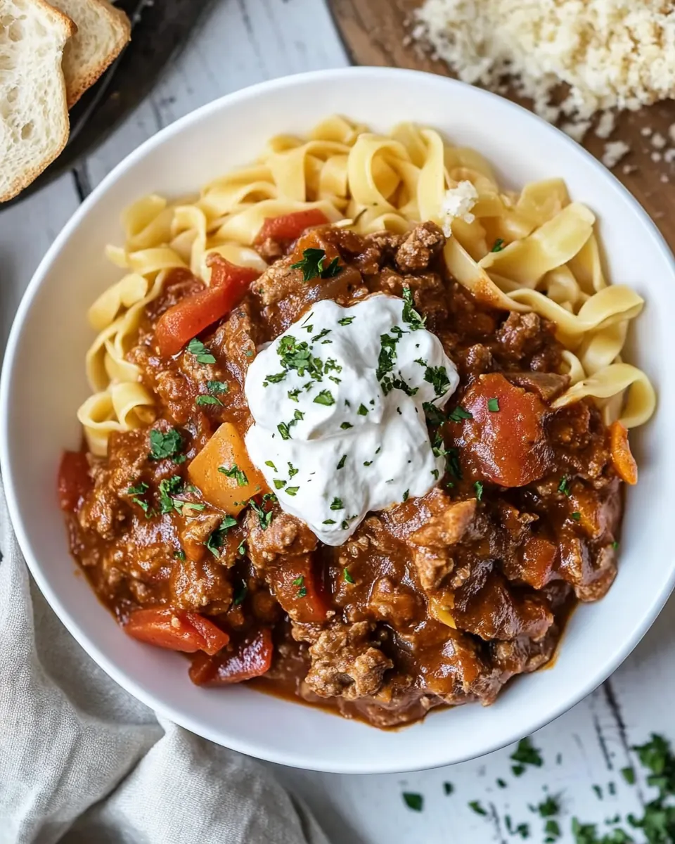 Slow Cooker Hungarian Goulash