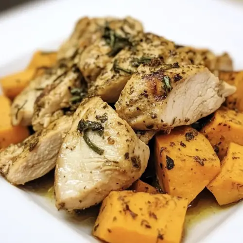 Slow Cooker Italian Chicken and Sweet Potatoes