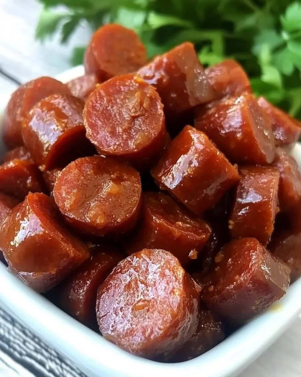 Slow Cooker Kielbasa Bites