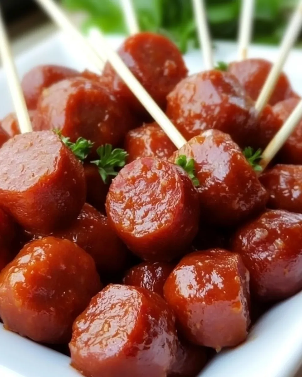Slow Cooker Kielbasa Bites