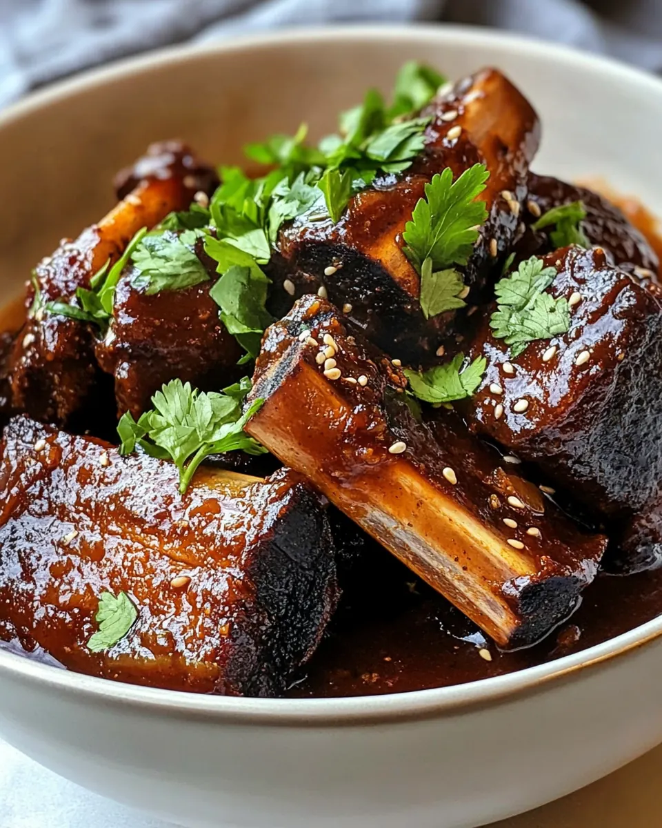Slow Cooker Korean Short Ribs