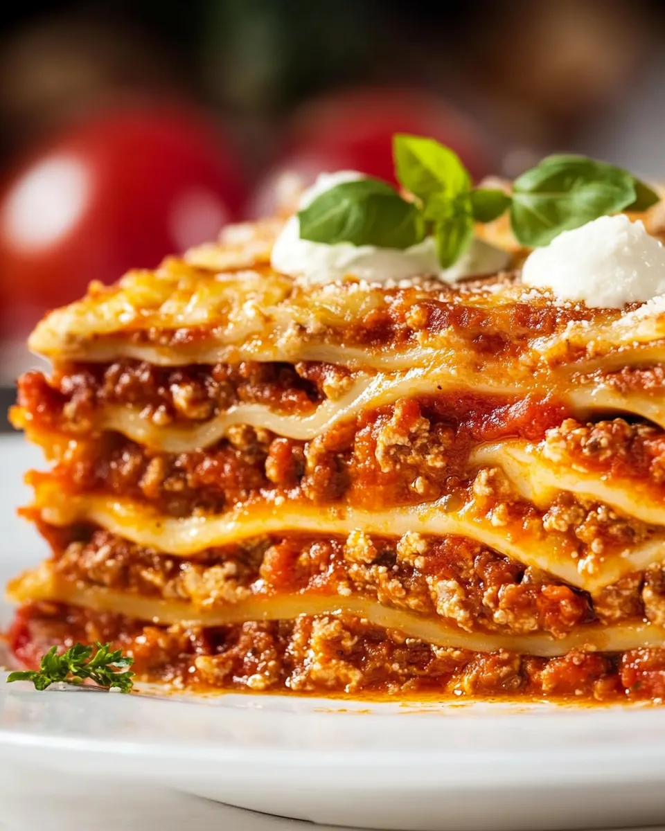 Slow Cooker Lasagna
