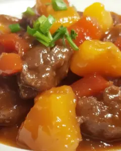 Slow Cooker Mandarin Beef