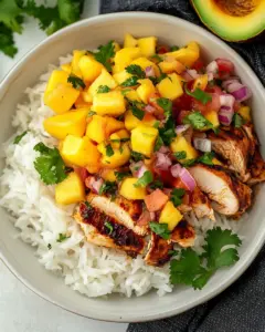 Slow Cooker Mango Salsa Chicken