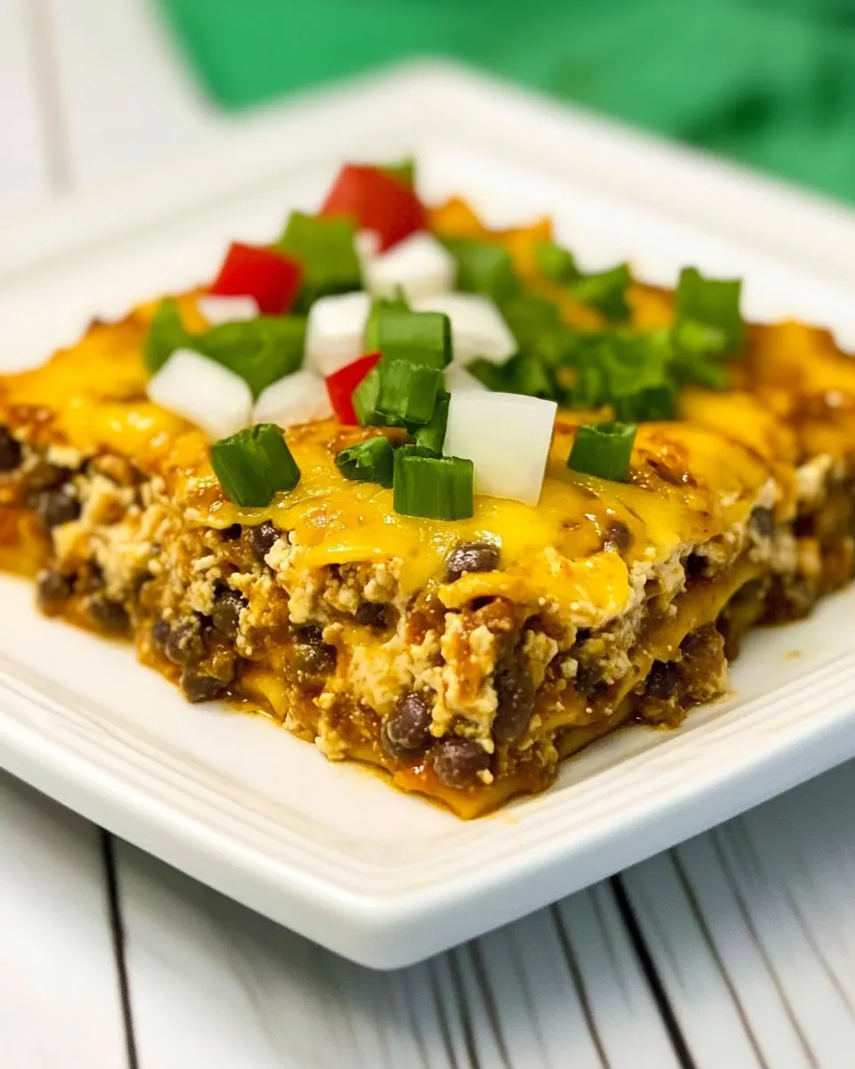 Slow Cooker Mexican Lasagna Casserole