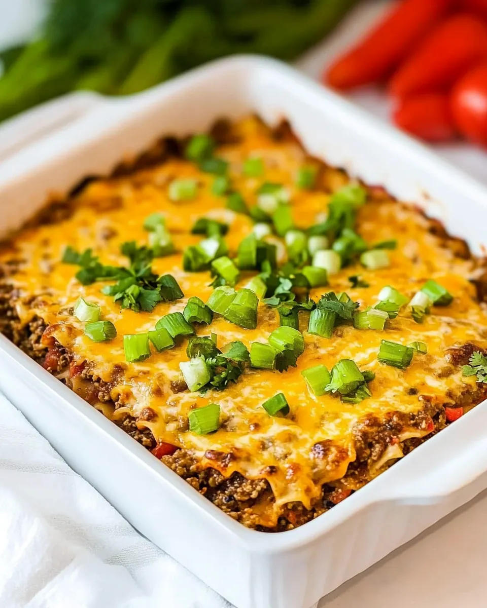 Slow Cooker Mexican Lasagna Casserole
