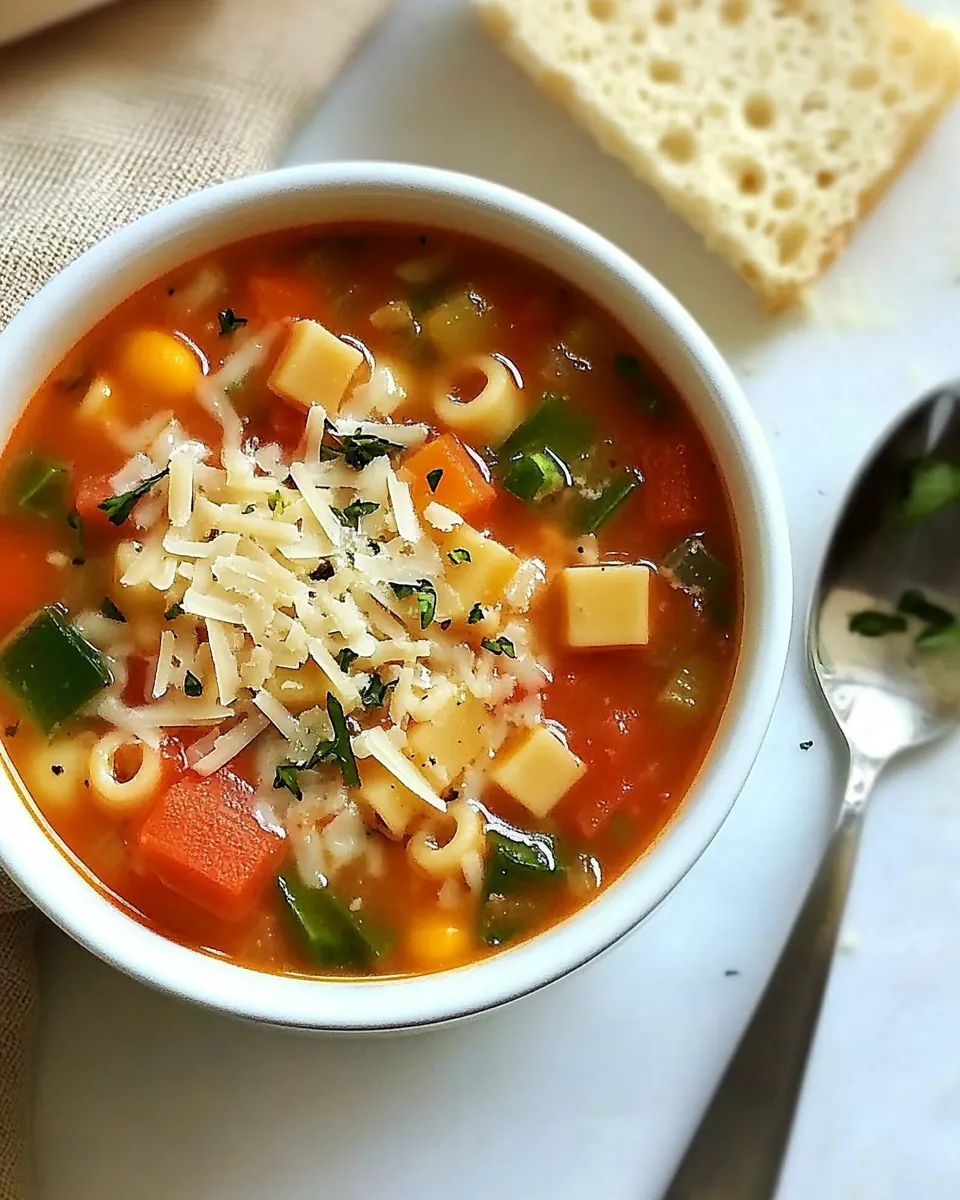 Slow Cooker Minestrone Soup