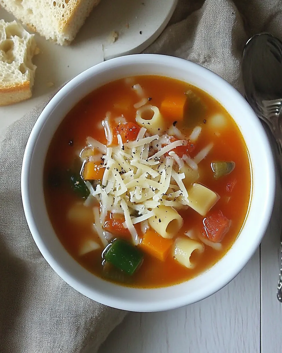 Slow Cooker Minestrone Soup