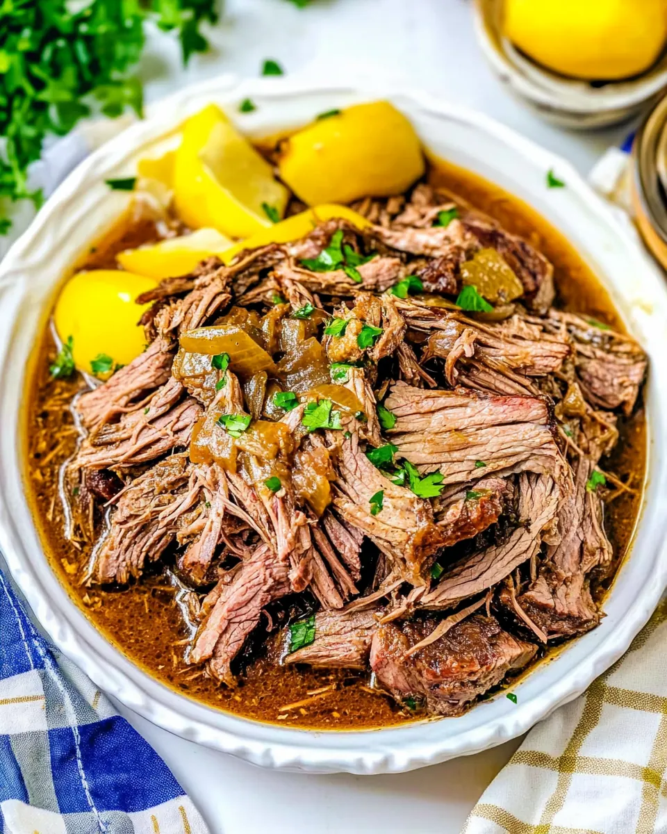 Slow Cooker Mississippi Pot Roast