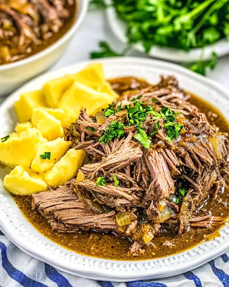 Slow Cooker Mississippi Pot Roast