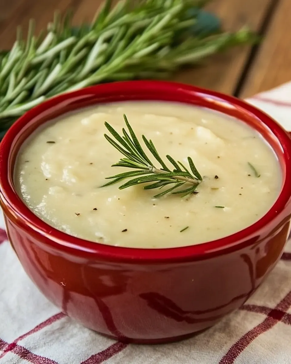 Slow Cooker Rosemary Potato Soup