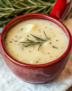 Slow Cooker Rosemary Potato Soup