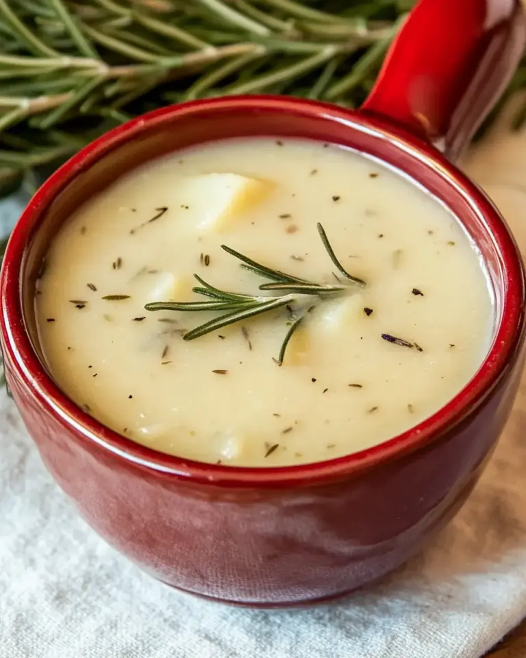 Slow Cooker Rosemary Potato Soup