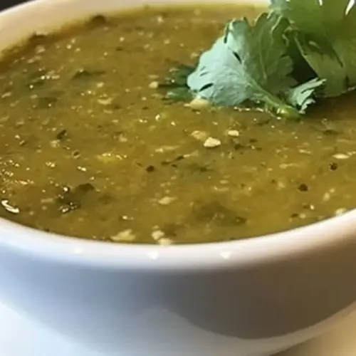 Slow Cooker Salsa Verde Soup