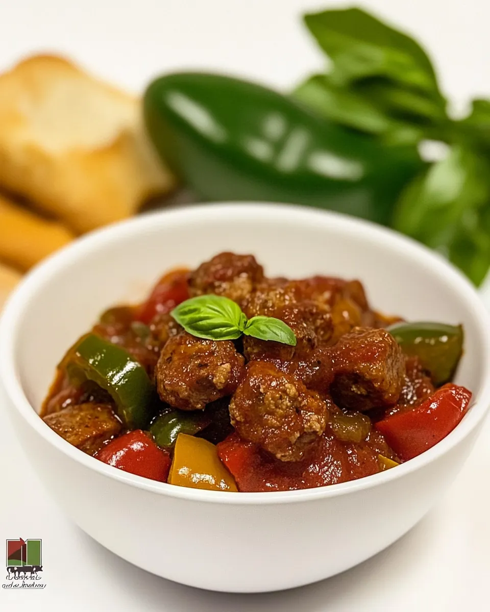 Slow Cooker Sausage and Peppers