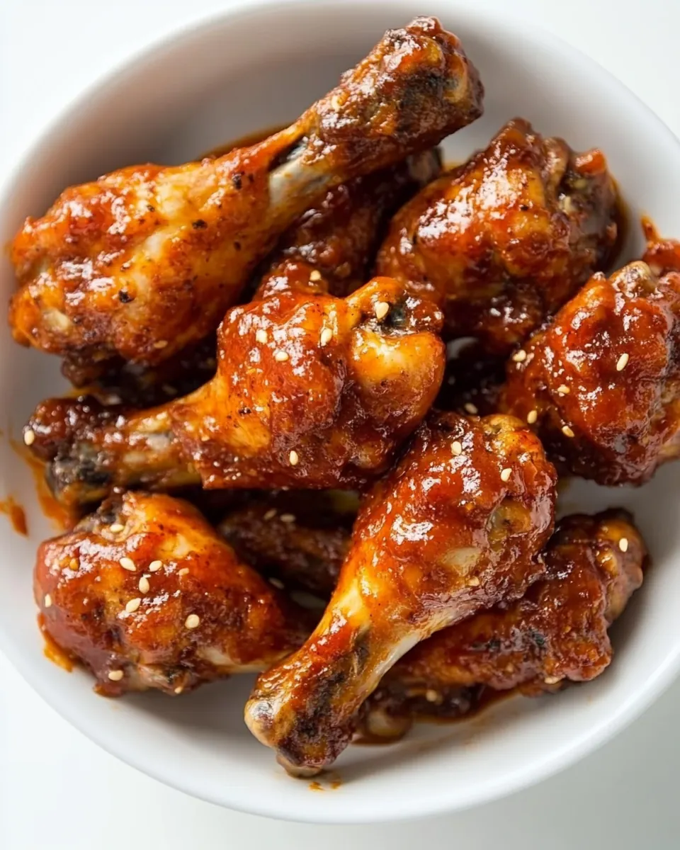 Slow Cooker Spicy Barbecue Drumsticks