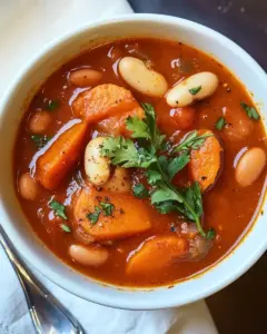 Slow Cooker Spicy Sweet Potato Bean Soup