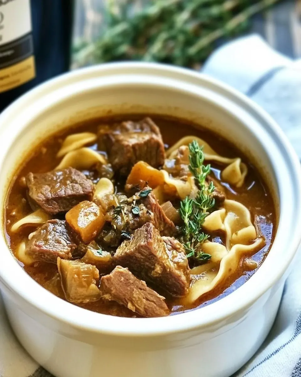 Slow Cooker Steak Soup