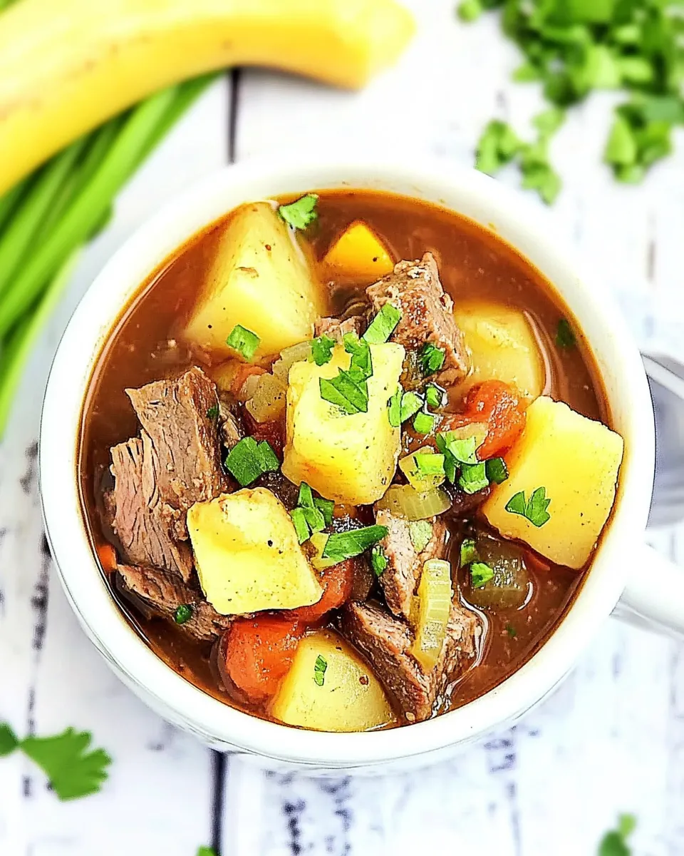 Slow Cooker Steak and Potato Soup